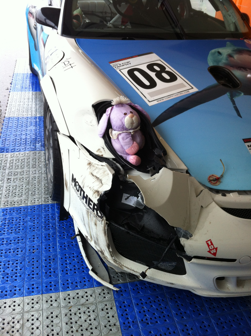 Illustration for article titled If All Else Fails, Blame Fluffy Bunny For Your Race Car's Problems